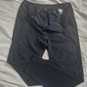 Banana Republic Blue Performance Pants for a Classic Look